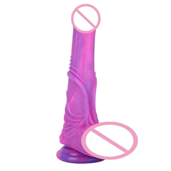 A6HF Realista enorme Vibrador, com ventosa Plug de Bunda batendo Punheta Adultos Brinquedo do Sexo para as Mulheres de Casais