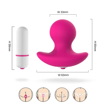 Unisex Pequeno Ovo De Vibração Ponto G, Clitóris Estimulador Cinta Calcinha Vibrador Para Casal De Vibração Anal Plug Anal Sexo Produto