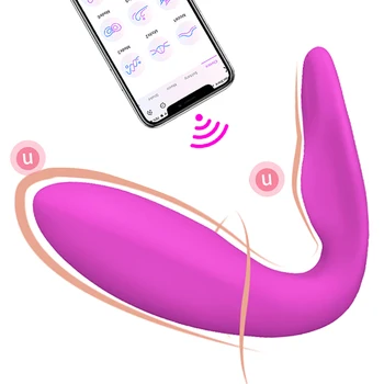 Wearable Vibrador Vibrador para as Mulheres sem Fio APP de Controle Remoto de Vibração do plug Anal Calcinha brinquedos Sexuais para o Casal Sex Shop